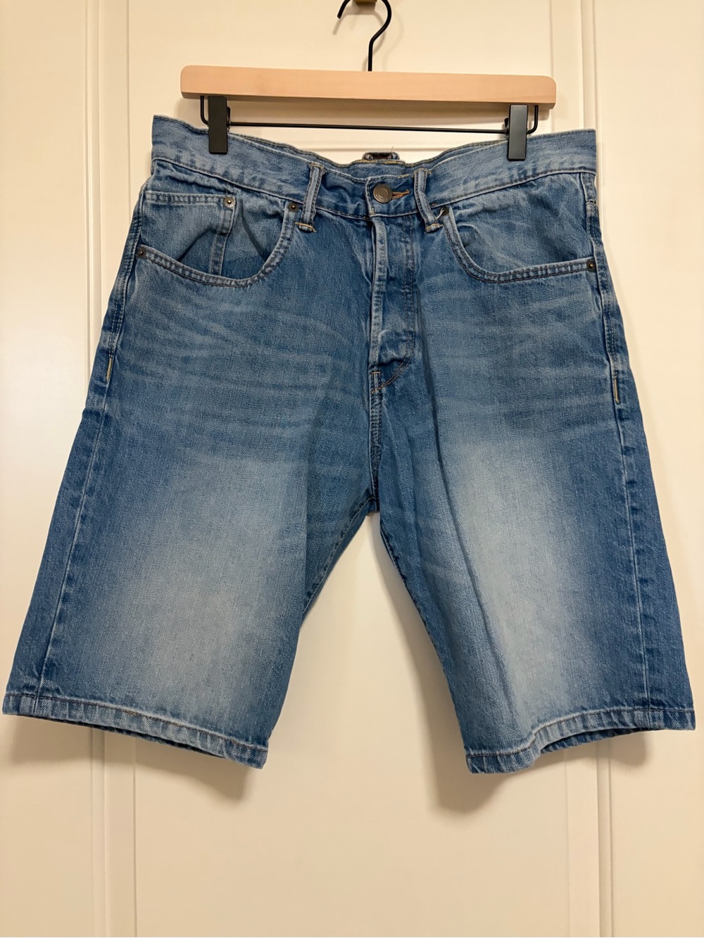 💙Vintage Trendy Unisex Authentic Esprit Blue Denim Jorts Bermuda Shorts💙